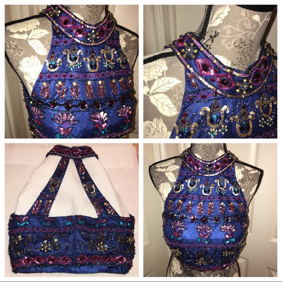 PRICE DROP!! Designer Gown by Sherry Hill - Picture 5 of 5